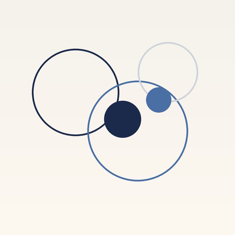 Abstract illustration representing connecting brands with customers